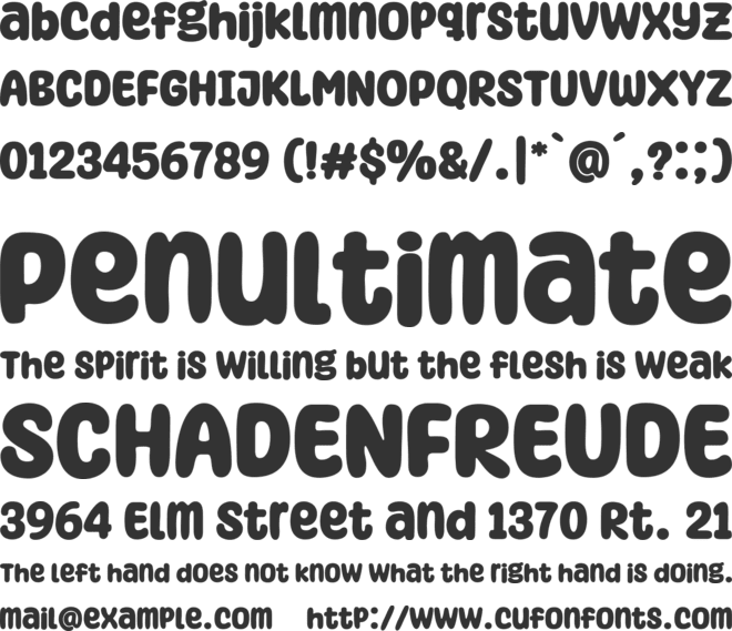 Motley Forces font preview