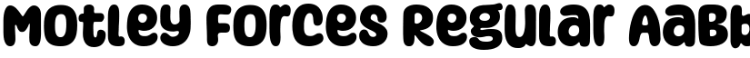 Motley Forces Regular font