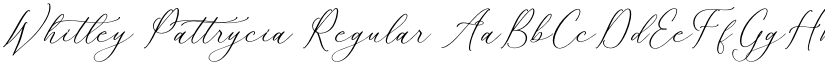 Whitley Pattrycia Regular font