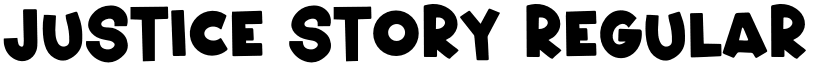 Justice Story Regular font