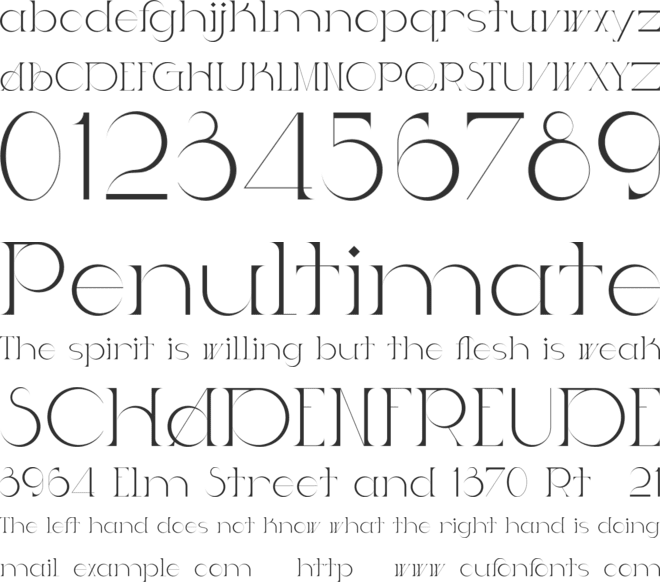 Trial-Ladybird font preview