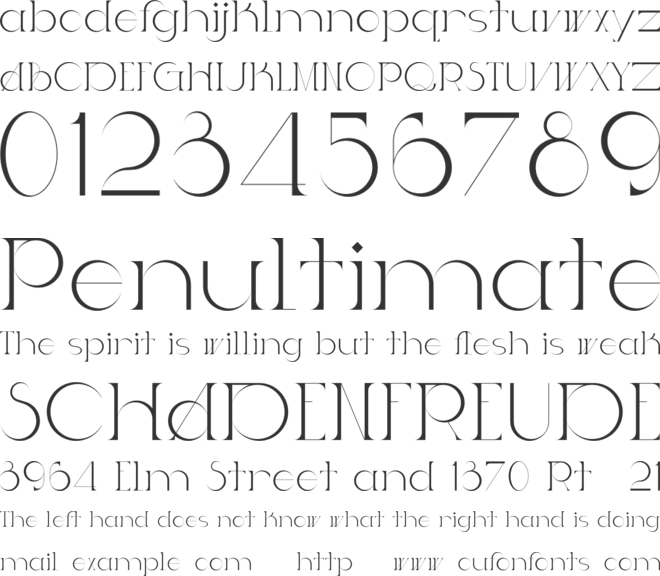Trial-Ladybird font preview