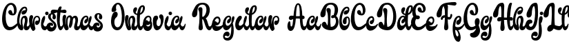 Christmas Onlovia Regular font