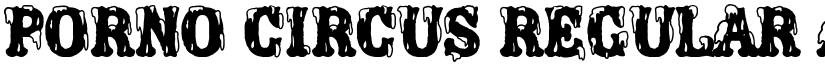 Porno Circus Regular font