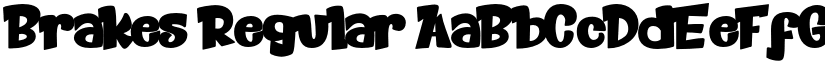 Brakes Regular font