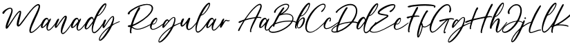 Manady font download