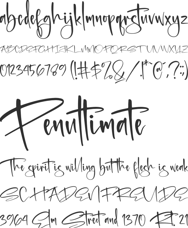 Freestyle Lettering font preview