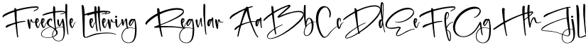 Freestyle Lettering Regular font