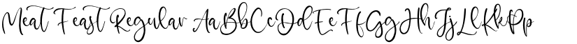 Meat Feast Regular font