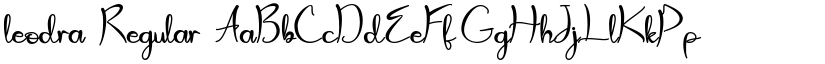 leodra font download