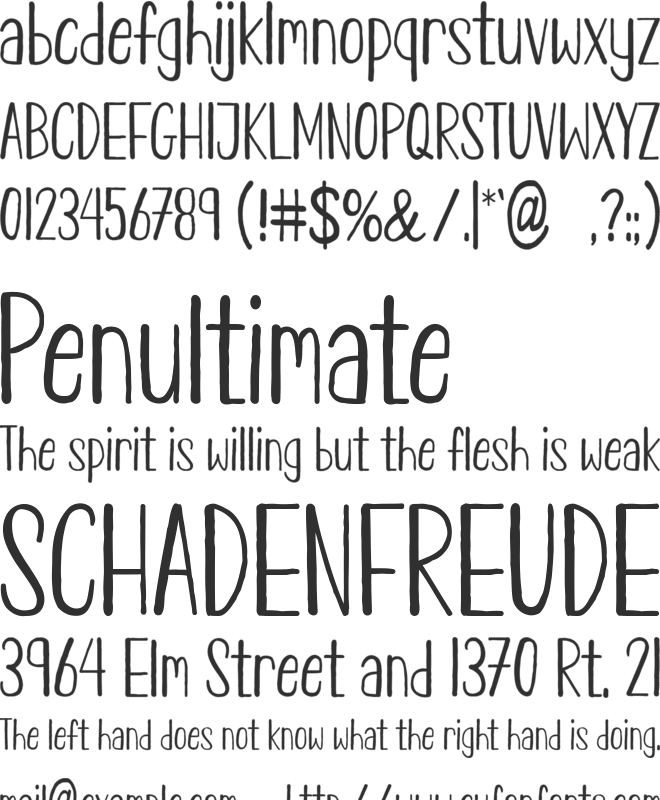 Eirene font preview
