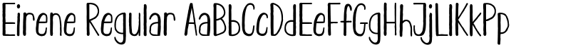 Eirene Regular font