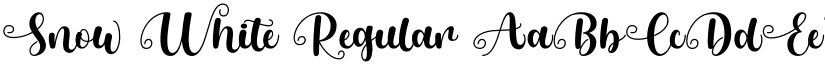 Snow White Regular font