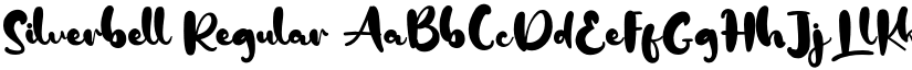 Silverbell font download