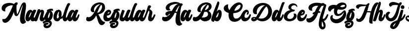 Mangola font download