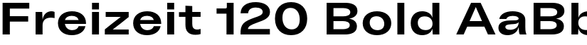 Freizeit 120 Bold font