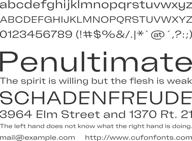 Freizeit 120 font preview