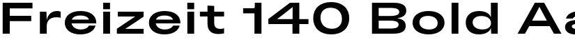Freizeit 140 Bold font