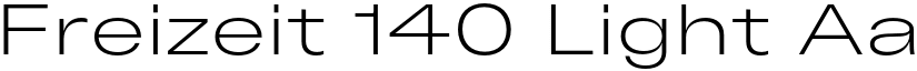 Freizeit 140 Light font