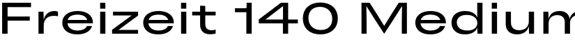 Freizeit 140 Medium font
