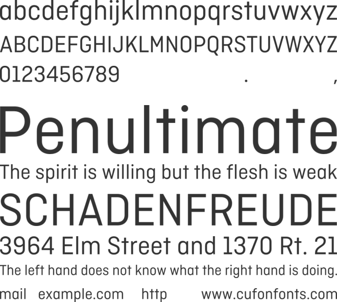 Ciutadella TRIAL font preview