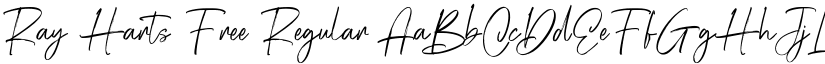 Ray Harts Free Regular font