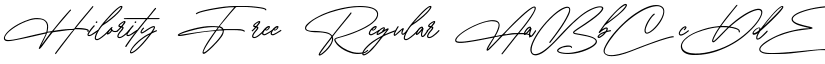 Hilority Free Regular font