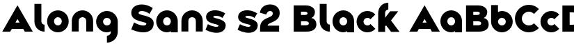 Along Sans s2 Black font