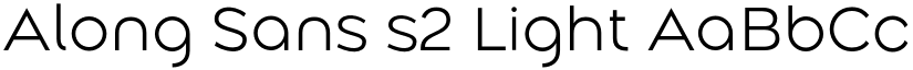 Along Sans s2 Light font