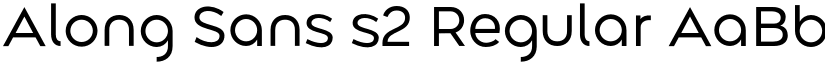 Along Sans s2 Regular font