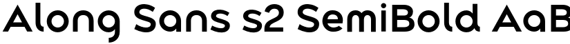 Along Sans s2 SemiBold font