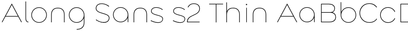 Along Sans s2 Thin font