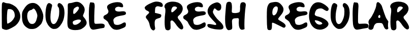 Double Fresh Regular font