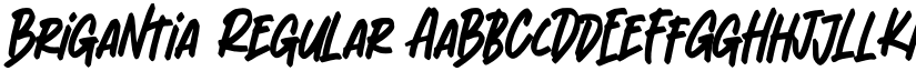Brigantia Regular font