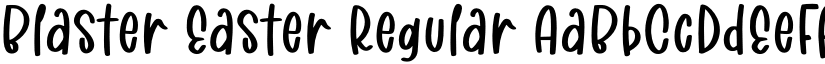 Blaster Easter Regular font