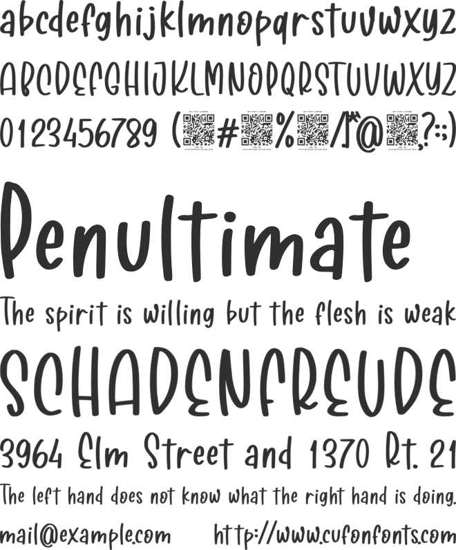 Easter Fiesta font preview