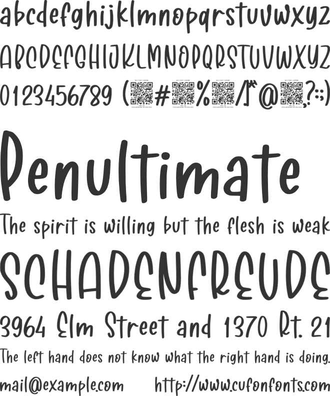 Easter Fiesta font preview