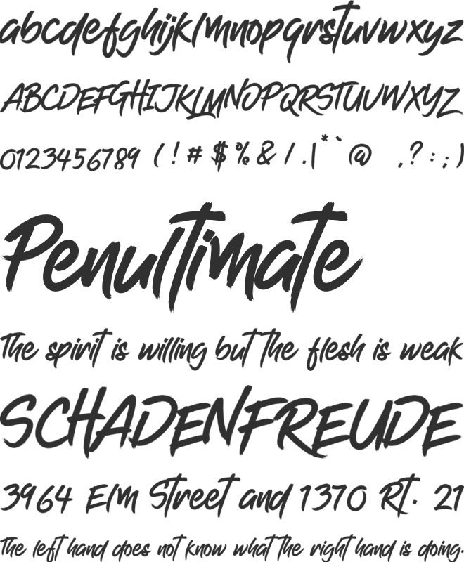 Switzerland font preview