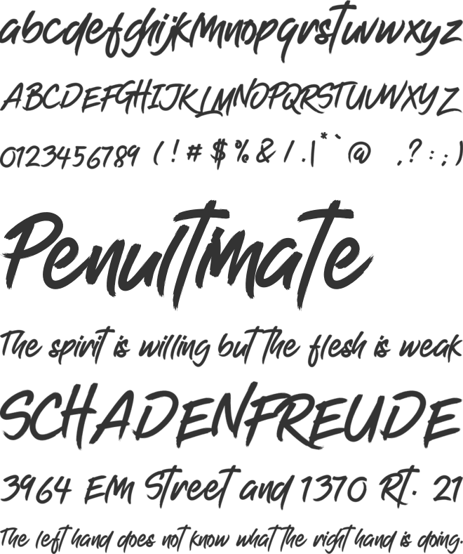 Switzerland font preview