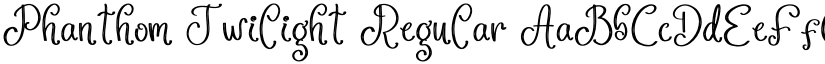Phanthom Twilight font download