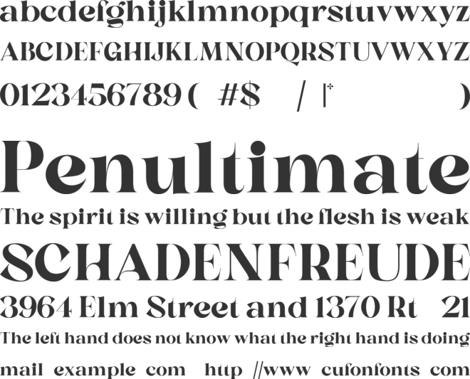 Monalliza font preview