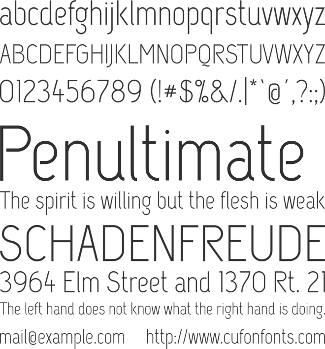 Capsuula font preview