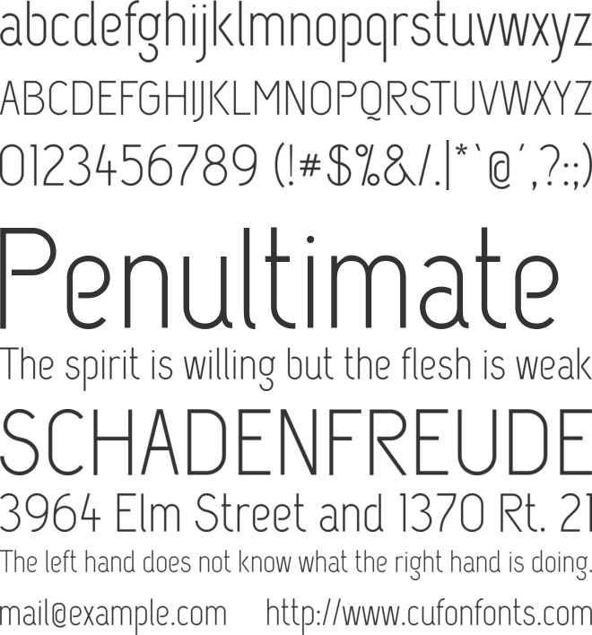 Capsuula font preview