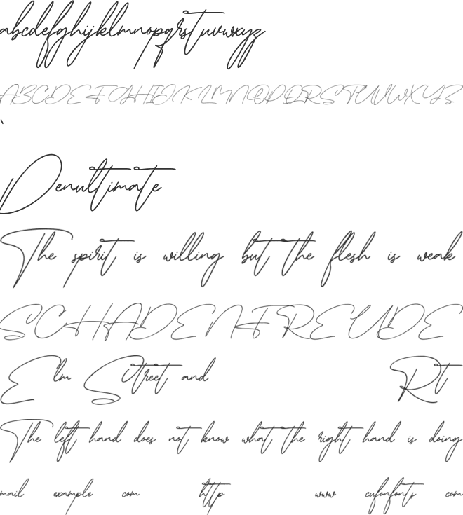 Fallen City Free font preview