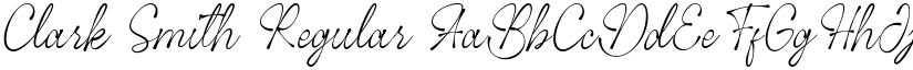 Clark Smith font download