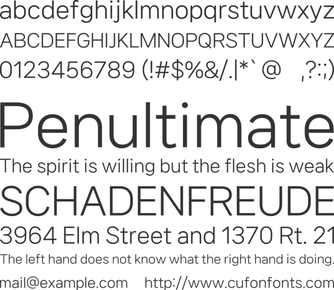 NanumSquare Neo font preview