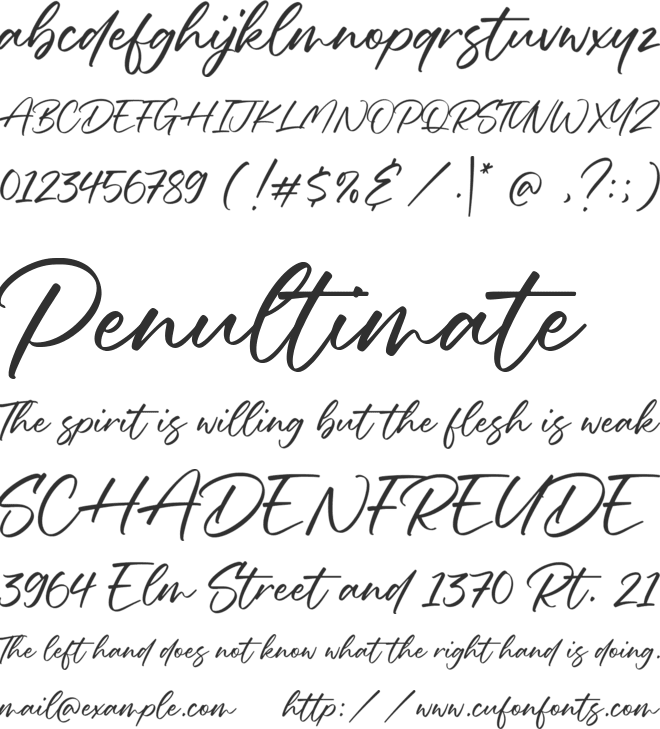 Animal Chariot font preview