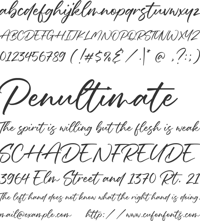 Animal Chariot font preview