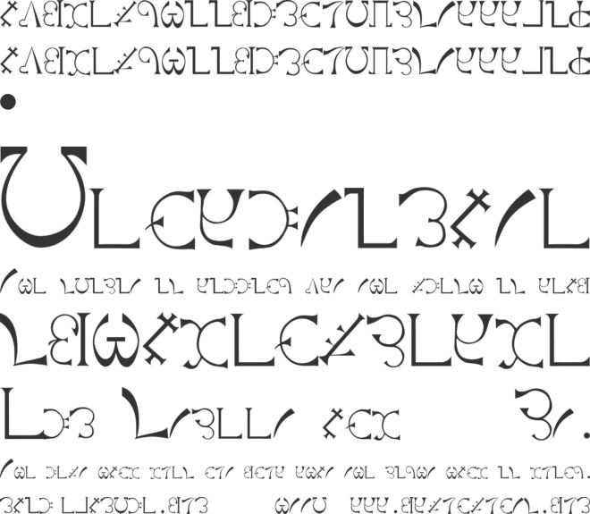 EnochianFlip font preview