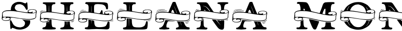 Shelana Monogram Split font